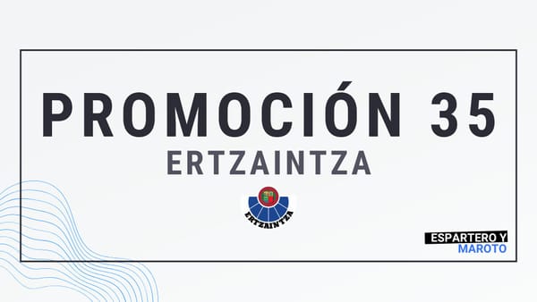 Promoción 35 de la Ertzaintza convocada